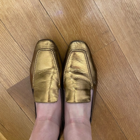 Schutz Metallic Bronze Loafers (open listing for actual color) - Picture 2 of 7